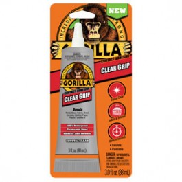 GORILLA GLUE 8040002 3 OZ CLEAR-GRIP CRYSTAL CLEAR CONTACT ADHESIVE