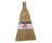 DQB 08530 WHISK BROOM CORN AND GRASS MIX WITH METAL HANGUP CAP  2 SEWS 11" OAL